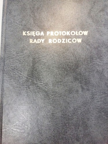 Książka protokołów Rady Rodziców