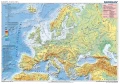 Mapa krajobrazowa Europy - mapa ścienna