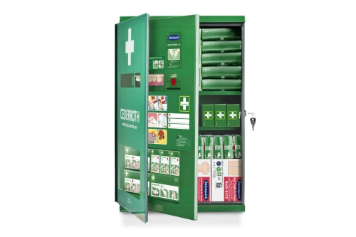 Apteczka ścienna metalowa Cederroth First Aid Cabinet