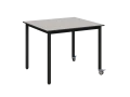Stolik mobilny MAGDA blat COMPACT HPL,  800x800 mm