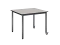 Stolik mobilny MAGDA blat COMPACT HPL,  800x800 mm