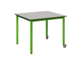 Stolik mobilny MAGDA blat COMPACT HPL,  800x800 mm