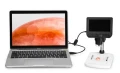 Mikroskop cyfrowy Levenhuk DTX 350 LCD, Powiększenie: 20–300x. Cyfrowy mikroskop USB z wyświetlaczem LCD i kamerą 0,3 Mpix
