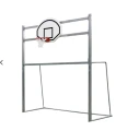 Zestaw do koszykówki z bramką 2w1 BRAMKO-KOSZ 3x2