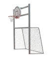 Zestaw do koszykówki z bramką 2w1 BRAMKO-KOSZ 3x2