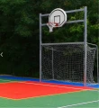 Zestaw do koszykówki z bramką 2w1 BRAMKO-KOSZ 3x2