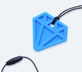 Naszyjnik logopedyczny ARK DIAMENT - bardzo twardy XXT LAWENDOWY