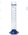 Cylinder miarowy BIOSENS szklany z podziałką 1000ml stopa PP 