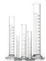 Cylinder miarowy BIOSENS szklany z podziałką 10ml stopa szklana sześciokątna 