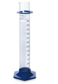 Cylinder miarowy BIOSENS szklany z podziałką 250 ml stopa PP 