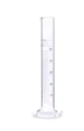 Cylinder miarowy BIOSENS szklany z podziałką 50ml stopa szklana sześciokątna 