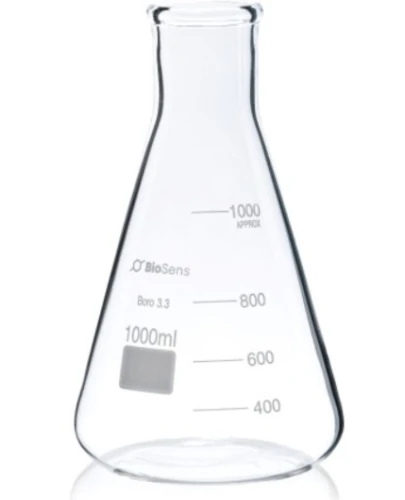 Kolba stożkowa szeroka szyja 1000 ml BIOSENS 