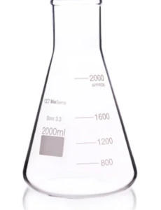 Kolba stożkowa szeroka szyja 2000 ml BIOSENS 
