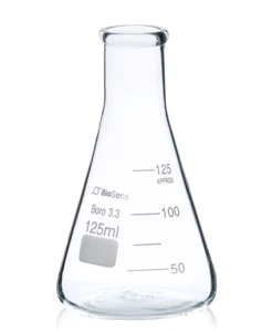 Kolba stożkowa wąska szyja 0125ml BIOSENS