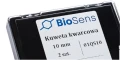 01QS10. Kuweta kwarcowa z przykrywką teflonową i niezaokrąglonymi rogami dna 10 mm 