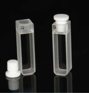 21QS10. Kuweta kwarcowa z korkiem teflonowym 10mm 