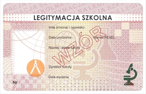 Legitymacja szkolna EDU I/3-N UNIQUE - funkcja karty zbliżeniowej