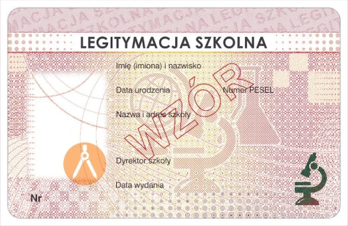 Legitymacja szkolna EDU I/4-N MIFARE - funkcja karty zbliżeniowej