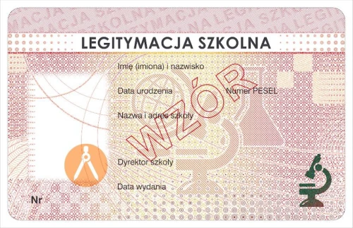 Legitymacja szkolna EDU I/2 MIFARE - funkcja karty zbliżeniowej