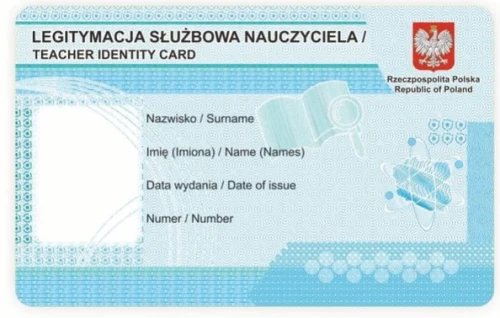 Legitymacja służbowa nauczyciela