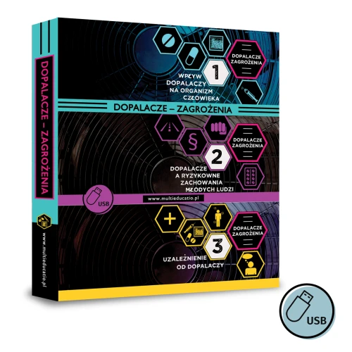 Dopalacze – Zagrożenia –  materiay edukacyjne dla uczniówUSB