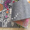 Dywan Dla Dzieci BELLA 114 Motylki - Szary 400 x 500 cm