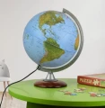Atlantis globus podświetlany fizyczny, polityczny 25 cm Nova Rico
