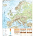 Europa fizyczna - nakładka magnetyczna na tablice 82x97 cm