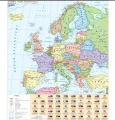 Europa polityczna - nakładka magnetyczna na tablice 82x97 cm