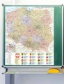 Polska administracyjna - nakładka magnetyczna na tablice 82x97 cm