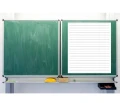 Trzylinia mono - nakładka magnetyczna na tablice 82x97 cm