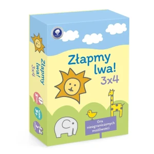 Złapmy Lwa 3x4! Zestaw (gra dywanowa i gry planszowe)