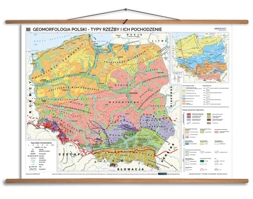 Geomorfologia Polski - typy rzeźby i ich pochodzenie