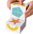 Klocki magnetyczne SPE dla dzieci - figury geometryczne zestaw 64 el.
