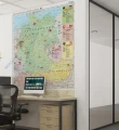 Deutschsprachige Länder politisch - mapa ścienna w języku niemieckim