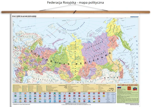Federacja Rosyjska - mapa polityczna