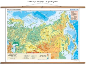 Federacja Rosyjska - mapa fizyczna