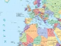 Mapa polityczna świata - mapa ścienna