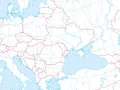Mapa konturowa Europy