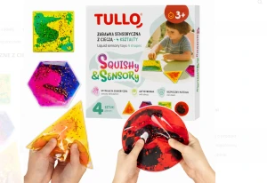 Gniotki sensoryczne z cieczą squishy 4 kształty 