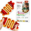 Gnioteksensoryczny z cieczą squishy - kolor pomarańczowy 