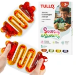 Gnioteksensoryczny z cieczą squishy - kolor pomarańczowy 