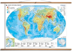 Mapa fizyczna świata