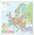Europa - mapa szkolna polityczna 200x200 cm