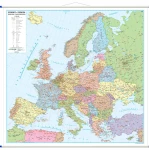 Europa - mapa szkolna polityczna 200x200 cm