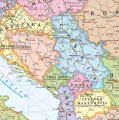 Europa - mapa szkolna polityczna 200x200 cm