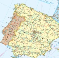 Europa - mapa szkolna polityczna 200x200 cm