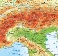 Europa - mapa szkolna ścienna fizyczna, 194x143 cm