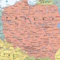 Europa - mapa szkolna ścienna polityczna i fizyczna dwustronna, różne rozmiary