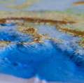 Europa - mapa ścienna plastyczna 3D 92x64 cm